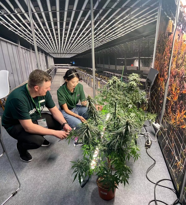 LUXGROW's cannabis plant lights appeared at the Canadian Industrial Hemp Exhibition